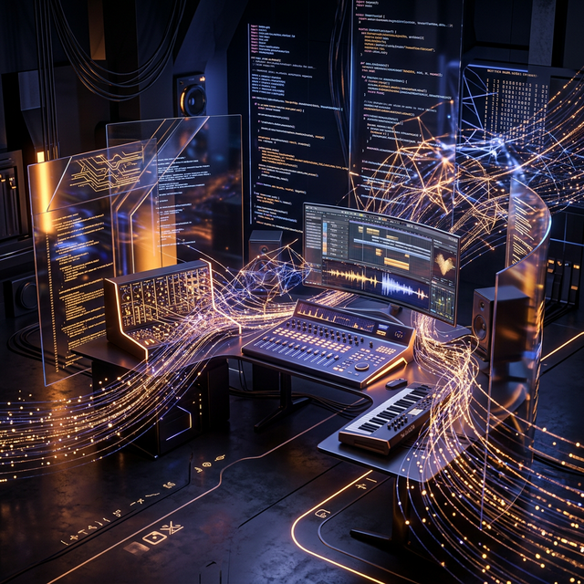 Funky Flow Studios Abstract Recording Space and AI Core