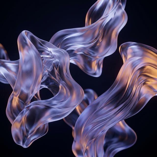 Abstract AI and Audio Waveforms