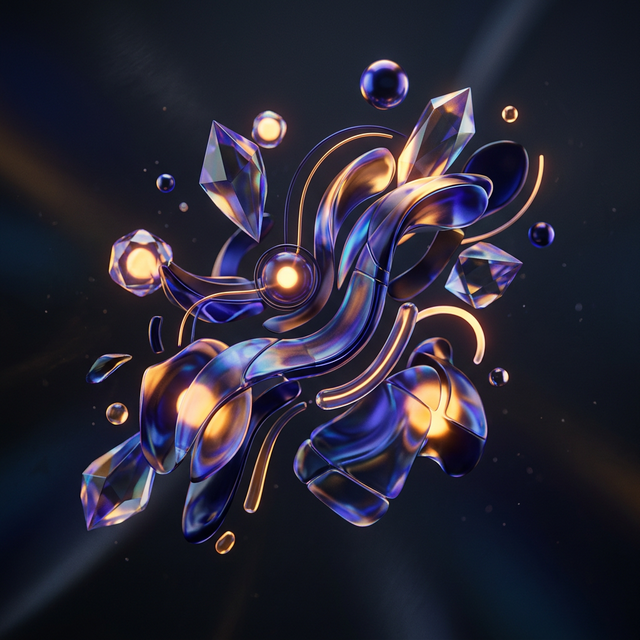 Digital art and branding asset abstraction